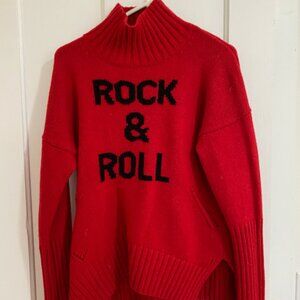 Zadig & Voltaire Alma Rock & Roll Merino Wool Sweater L